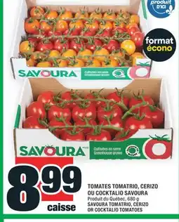 Super C TOMATES TOMATRIO, CERIZO OU COCKTALIO SAVOURA | SAVOURA TOMATRIO, CERIZO OR COCKTALIO TOMATOES offer
