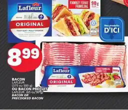 Marché Bonichoix LAFLEUR (375 or 500 g) BACON OR LAFLEUR (65 ou 90 g) PRECOOKED BACON offer