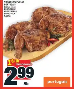 Super C CUISSES DE POULET PORTUGAIS | PORTUGUESE CHICKEN LEGS, ECONO PACK offer