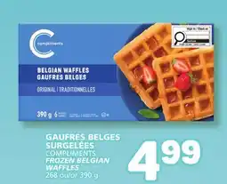 Marché Bonichoix COMPLIMENTS FROZEN BELGIAN WAFFLES offer