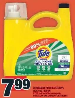 Super C DÉTERGENT POUR LA LESSIVE TIDE TOUT EN UN offer