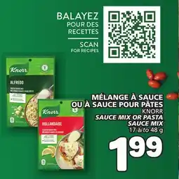 Marché Bonichoix KNORR SAUCE MIX OR PASTA offer