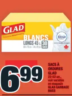 Super C SACS À ORDURES GLAD | GLAD GARBAGE offer