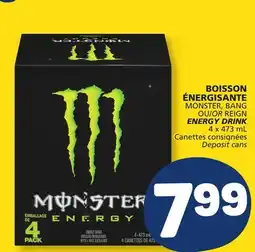 Marché Bonichoix MONSTER, BANG OR REIGN ENERGY DRINK offer