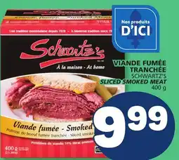 Marché Bonichoix SCHWARTZ'S SLICED SMOKED MEAT offer