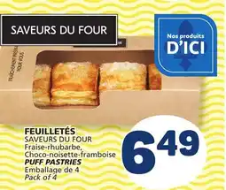 Marché Bonichoix SAVEURS DU FOUR PUFF PASTRIES offer