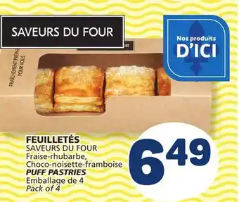 Marché Bonichoix SAVEURS DU FOUR PUFF PASTRIES offer