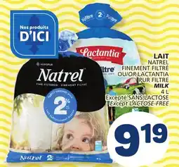 Marché Bonichoix NATREL OR LACTANTIA MILK offer