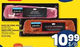 Marché Bonichoix DU BRETON FRESH PORK TENDERLOIN offer
