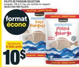 Super C FILETS DE POISSON SELECTION | SELECTION FISH FILLETS offer