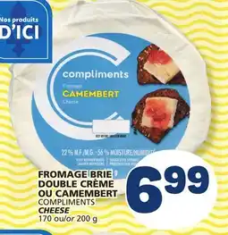 Marché Bonichoix COMPLIMENTS CHEESE offer