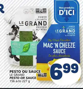 Marché Bonichoix LE GRAND PESTO OR SAUCE offer