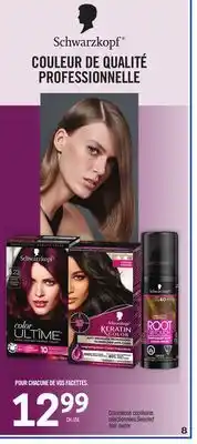 Uniprix SCHWARZKOPF Colorations capillaires sélectionnées/Selected hair colors offer