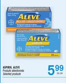 Uniprix ASPIRIN, ALEVE Produits sélectionnés/Selected products offer