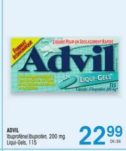 Uniprix ADVIL Ibuprofène/Ibuprofen, 200 mg Liqui-Gels offer