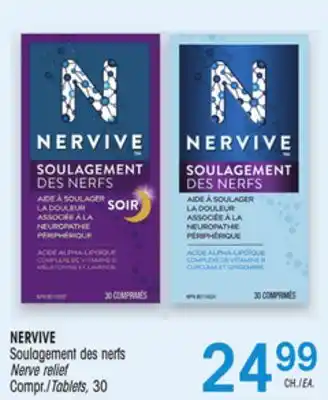 Uniprix NERVIVE Soulagement des nerfs Compr / Nerve relief Compr Tablets offer