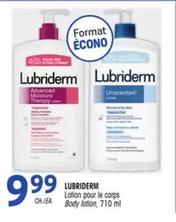 Uniprix LUBRIDERM Lotion pour le corps/Body lotion offer