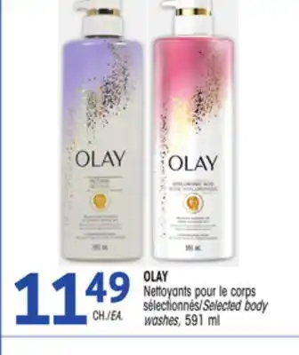 Uniprix OLAY Nettoyants pour le corps sélectionnés/Selected body washes offer