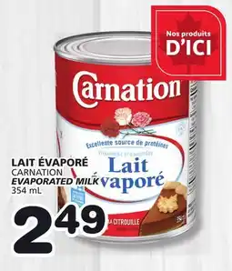 Marches Tradition CARNATION EVAPORATED MILK offer
