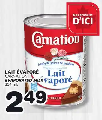 Marches Tradition CARNATION EVAPORATED MILK offer