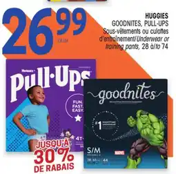 Uniprix HUGGIES GOODNITES, PULL-UPS Sous-vêtements ou culottes d'entraînement/Underwear or training pants offer
