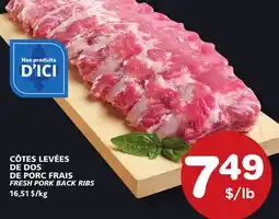 Marches Tradition FRESH PORK BACK RIBS offer