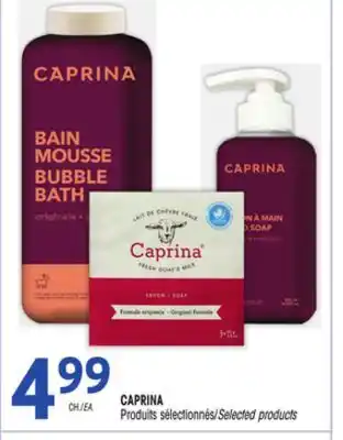 Uniprix CAPRINA Produits sélectionnés/Selected products offer