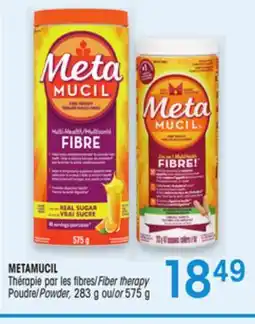 Uniprix METAMUCIL Thérapie par les fibres Poudre /Fiber therapy Powder offer