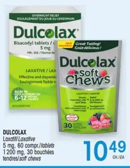 Uniprix DULCOLAX Laxatif/Laxative 5 mg, 1200 mg, tendres/soft chews offer