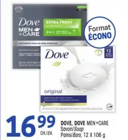 Uniprix DOVE, DOVE MEN+CARE Savon/Soap Pains/Bars offer