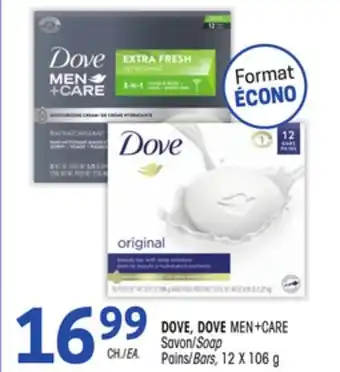 Uniprix DOVE, DOVE MEN+CARE Savon/Soap Pains/Bars offer
