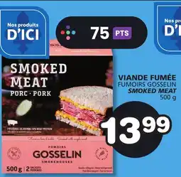 Marches Tradition FUMOIRS GOSSELIN SMOKED MEAT offer