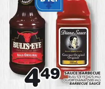 Marches Tradition BULL'S-EYE (425 mL) OR DIANA (500 mL) BARBECUE SAUCE offer