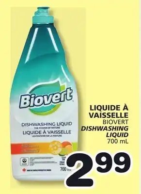 Marches Tradition BIOVERT DISHWASHING LIQUID offer