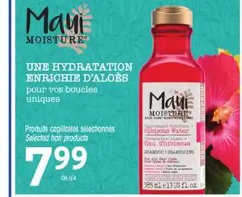 Uniprix MAUI Produits capillaires sélectionnés/Selected hair products offer