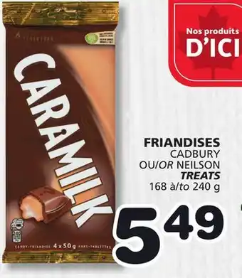 Marches Tradition CADBURY OR NEILSON TREATS offer