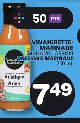Marches Tradition MADAME LABRISKI DRESSING MARINADE offer