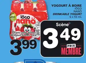 Marches Tradition IÖGO NANÖ DRINKABLE YOGURT offer