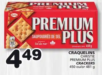 Marches Tradition CHRISTIE PREMIUM PLUS CRACKERS offer