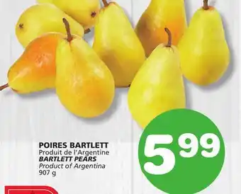 Marches Tradition BARTLETT PEARS offer