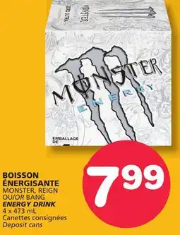 Marches Tradition MONSTER, REIGN OR BANG ENERGY DRINK offer