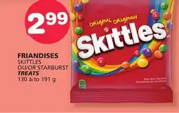 Marches Tradition SKITTLES OR STARBURST TREATS offer