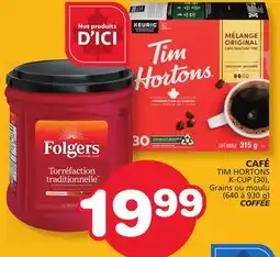 Marches Tradition TIM HORTONS K-CUP (30), Grains (640 à 930 g) offer