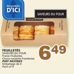 Marches Tradition SAVEURS DU FOUR PUFF PASTRIES offer