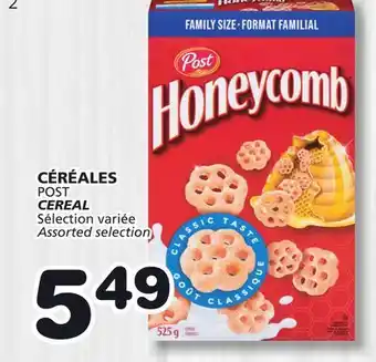 Marches Tradition POST CEREAL offer