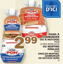 Marches Tradition POM ENGLISH MUFFINS, HAMBURGER OR HOT-DOG BUNS offer
