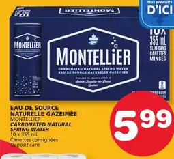 Marches Tradition MONTELLIER CARBONATED NATURAL SPRING WATER offer