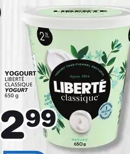 Marches Tradition LIBERTÉ CLASSIQUE YOGURT offer