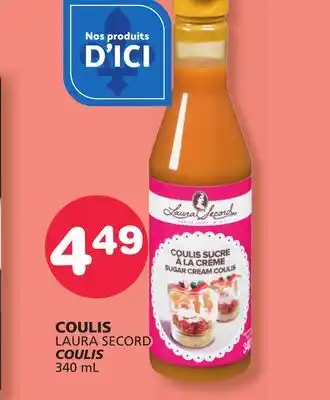 Marches Tradition LAURA SECORD COULIS offer