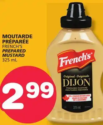 Marches Tradition FRENCH'S PREPARED MUSTARD offer